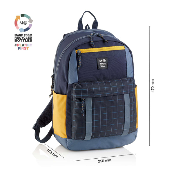 Dreiteiliger Schulrucksack Amsterdam – Rider Black 28 l