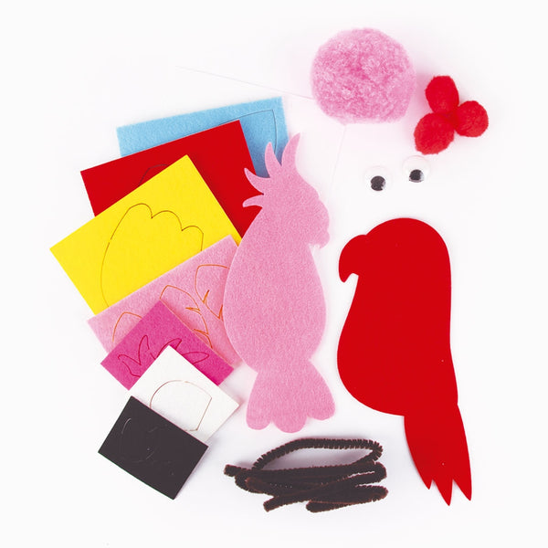 Kreatives DIY-Bastelset – Filzvögel
