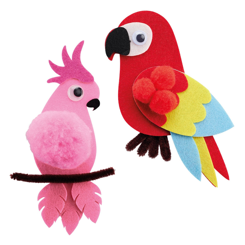 Kreatives DIY-Bastelset – Filzvögel