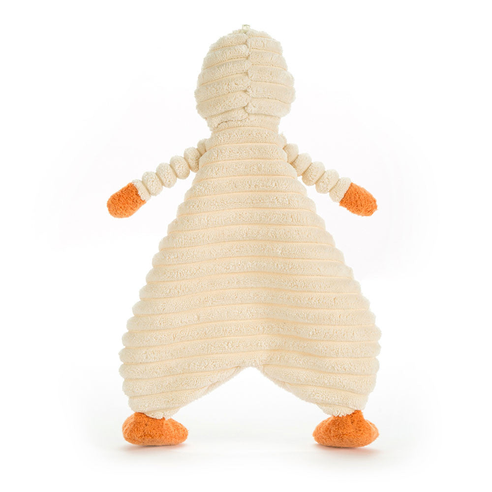 Kuscheltier aus Stoff – Entchen aus Cord 28 cm