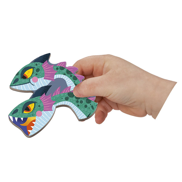 Magnetisches Puzzle Magnetibook – Drachen