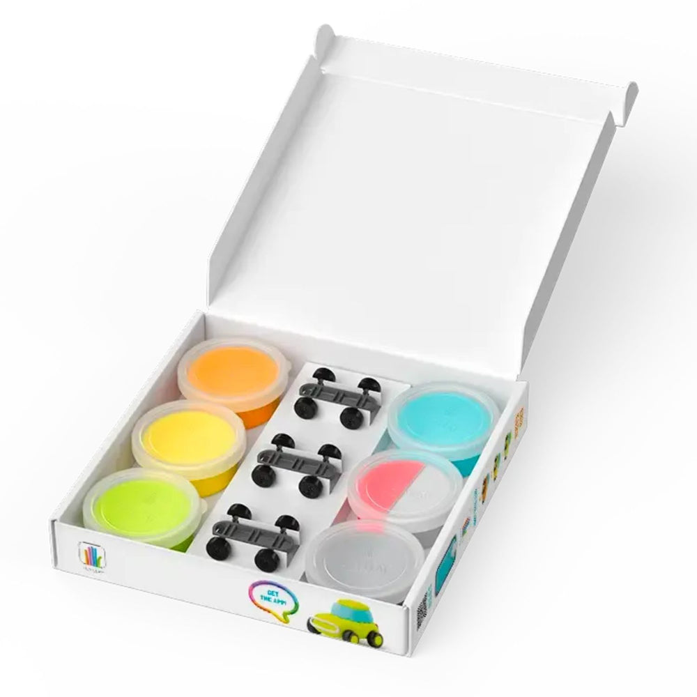 Modelliermasse – Öko-Autos
