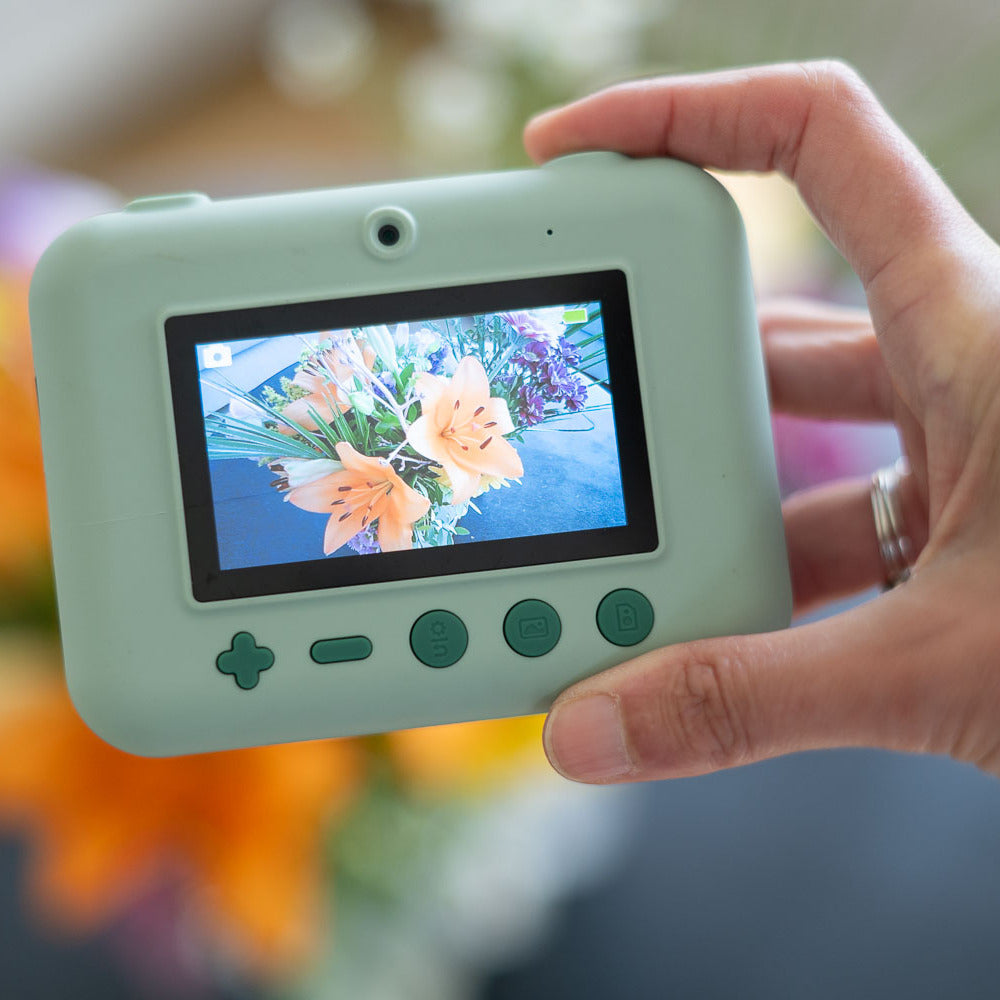 Digitalkamera mit Drucker für Kinder Zoo Print – Grüner Dinosaurier - Tublu.de