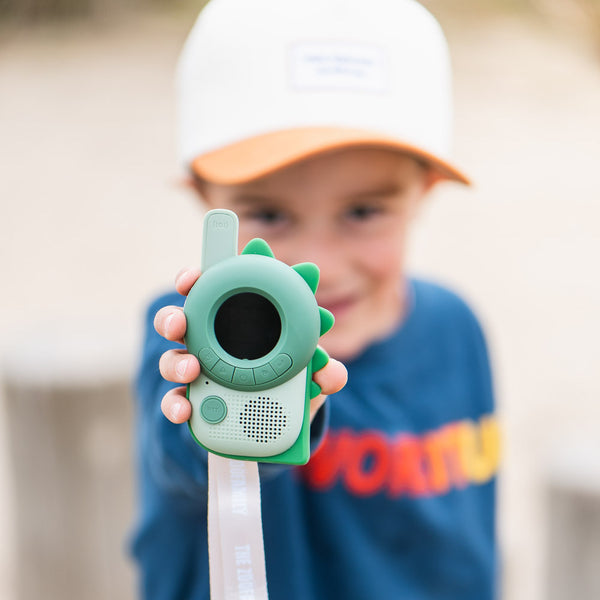 Walkie-Talkie für Kinder – Grüner Dinosaurier