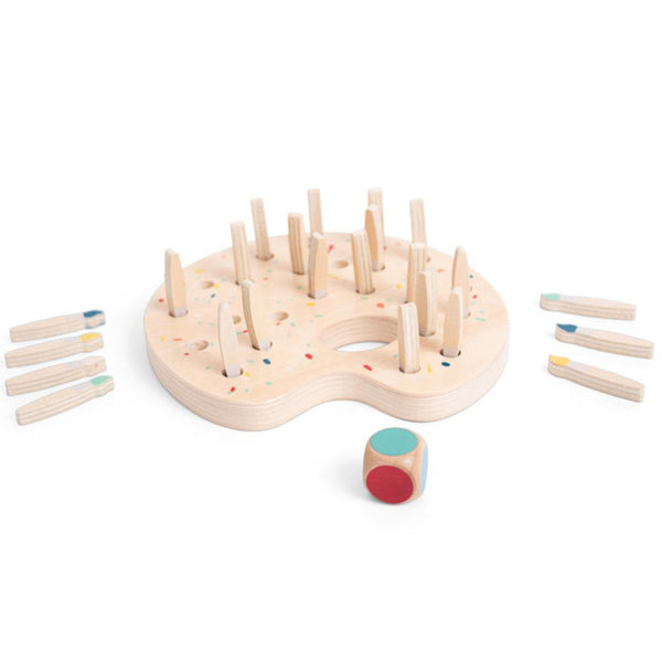 Holz-Memory-Spiel – Bunte Pinsel