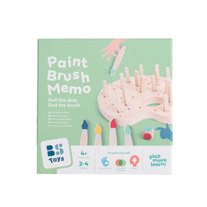 Holz-Memory-Spiel – Bunte Pinsel