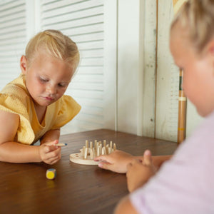 Holz-Memory-Spiel – Bunte Pinsel