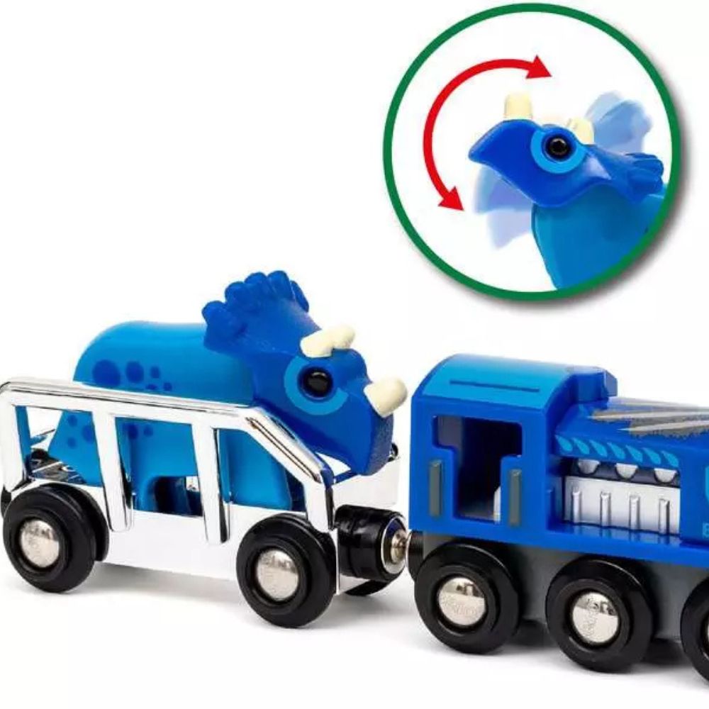 Zug mit Triceratops-Dinosaurier – Sonderausgabe