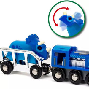 Zug mit Triceratops-Dinosaurier – Sonderausgabe