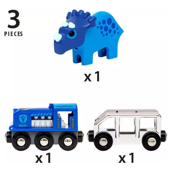 Zug mit Triceratops-Dinosaurier – Sonderausgabe