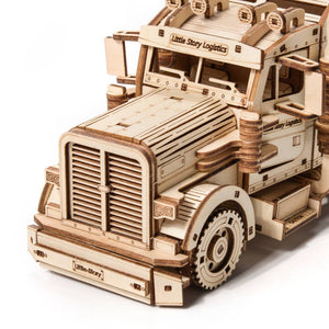 Holzpuzzle 3D-Modell – LKW