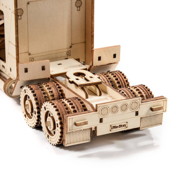 Holzpuzzle 3D-Modell – LKW