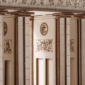 Holzpuzzle 3D-Modell – Brandenburger Tor