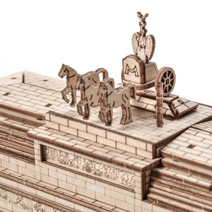 Holzpuzzle 3D-Modell – Brandenburger Tor