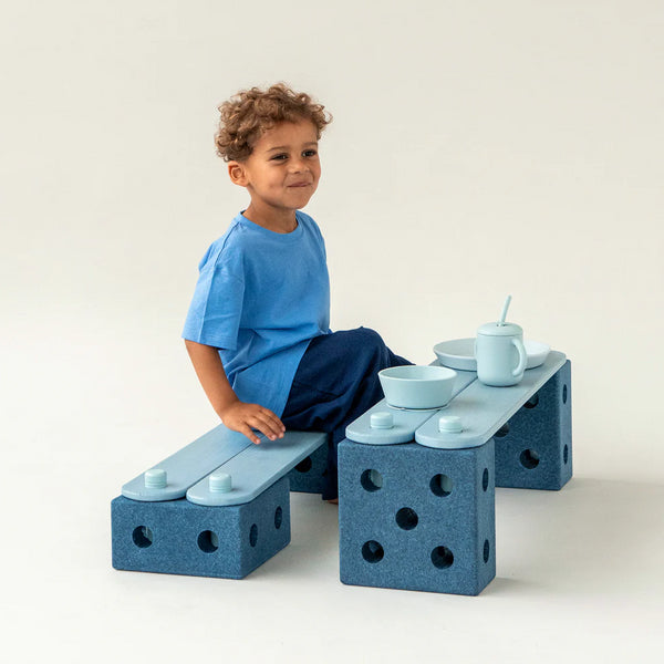 Balance Track Set – Tiefblau/Himmelblau