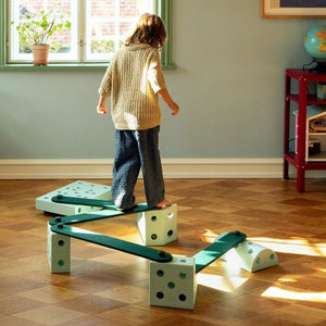Balance Track Set – Ozeanminze/Waldgrün