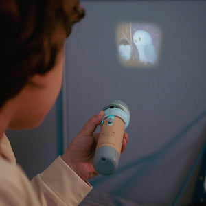 Projektionsleuchte mit Märchen - Blau