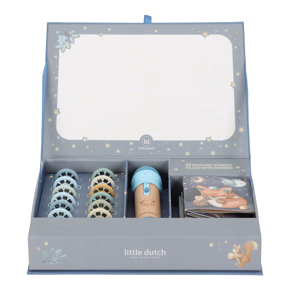 Projektionsleuchte mit Märchen - Blau - Tublu.de