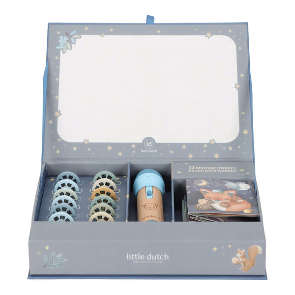 Projektionsleuchte mit Märchen - Blau