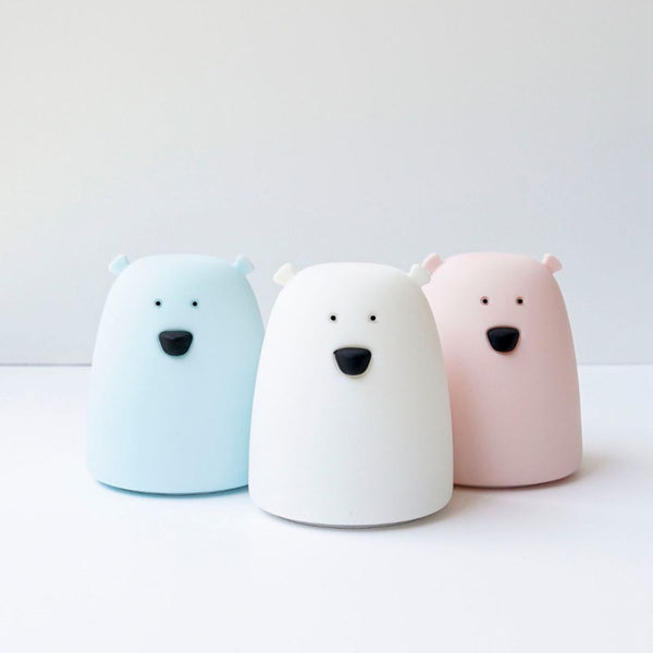 Kleine Teddybär-Lampe – rosa