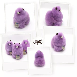 Plüsch-Maskottchen Alpaka Rainbows – Violet 23 cm