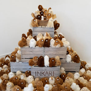 Plüsch-Maskottchen Alpaka Monsterfluff – Hazelnut 32 cm