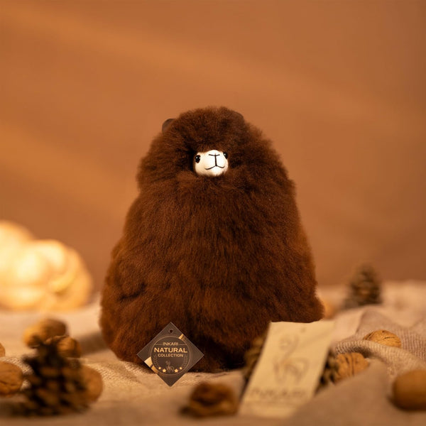 Plüsch-Alpaka Naturals – Walnut 23 cm - Tublu.de