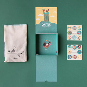 Taschenpuzzle mit Beobachtungsspiel – Burg 100 Teile
