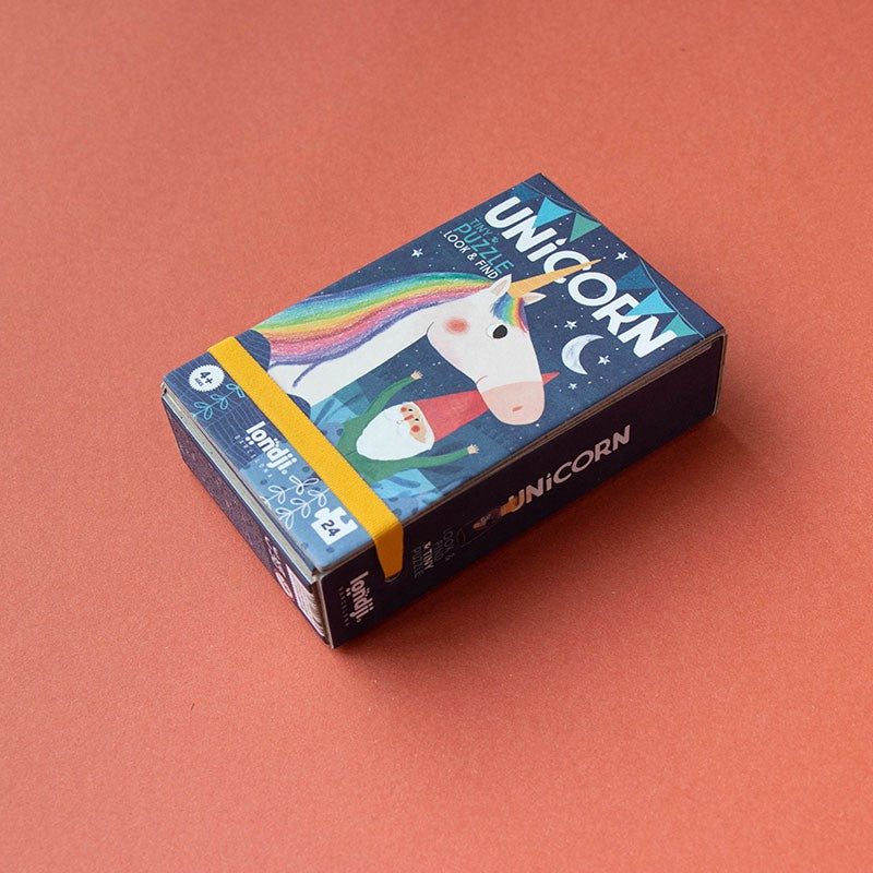 Taschenpuzzle mit Beobachtungsspiel – Einhorn 24 Teile - Tublu.de