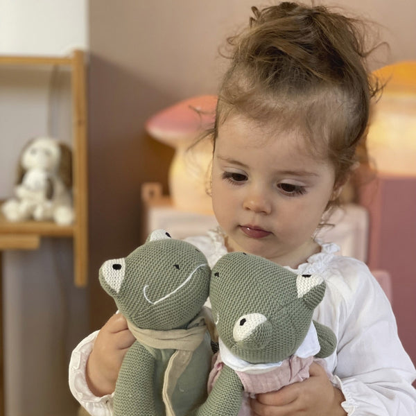 Paulette der Frosch Kuscheltier