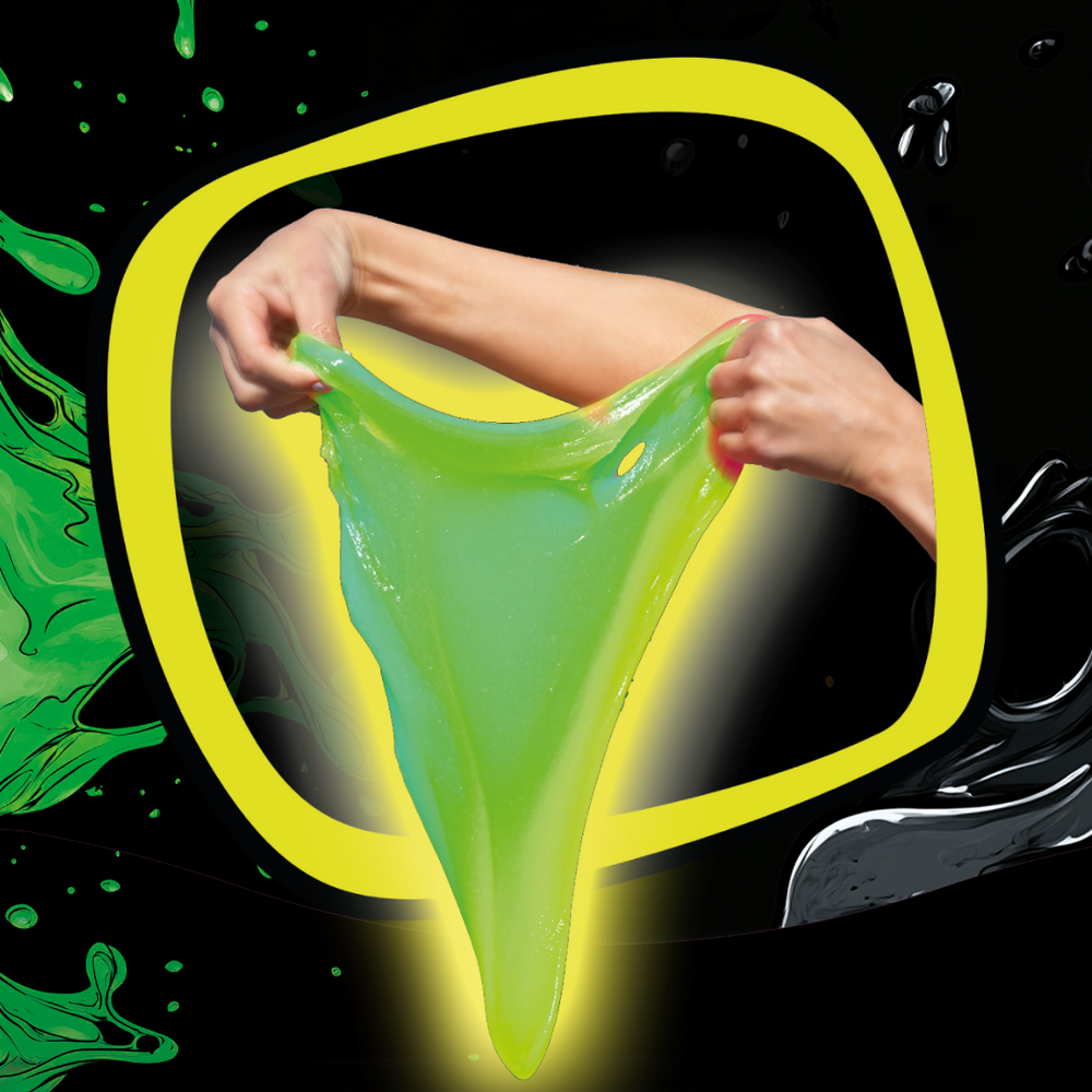 Set JGGLY SLIME FLUO GLOW – grün 430 g