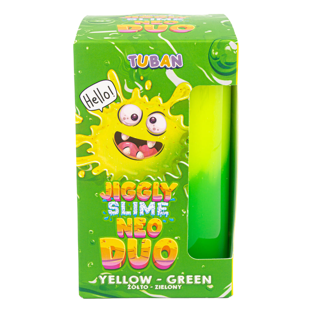 JIGGLY SLIME NEO DUO Set – gelb-grün 430 g