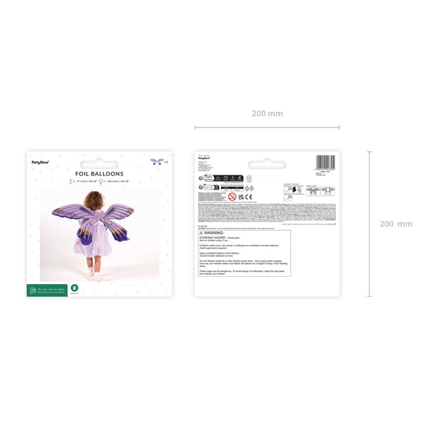 Folienballon – Schmetterlingsflügel 102 x 50 cm