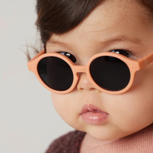 Sonnenbrille mit Polarisation Baby D 0-9 Monate - Apricot