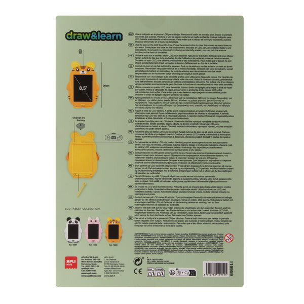 Magisches LCD-Zeichentablett – Tiger