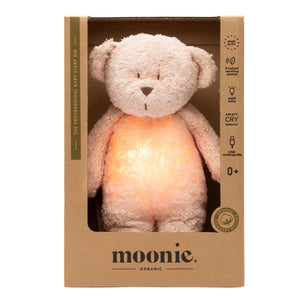 Brummender Teddybär mit Lampe Organic 2.0 – Rose