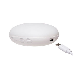 Brummender Teddybär mit Lampe Organic 2.0 – Rose