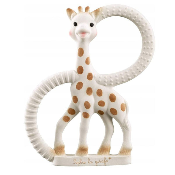 Beißring Sophie die Giraffe  – kleines Geburtstags-Set