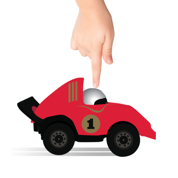 Rennwagen mit Antrieb – Rot