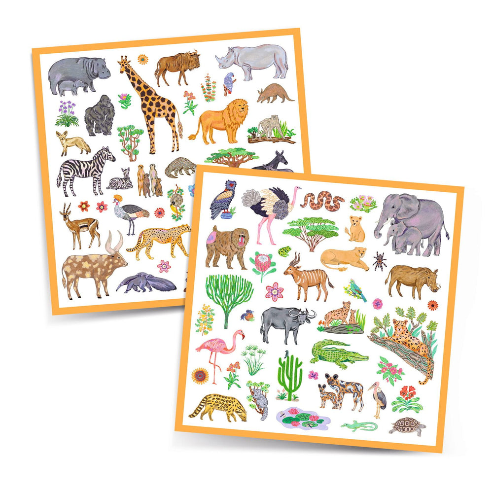 Stickerset 160 Stück – Kenia - Tublu.de