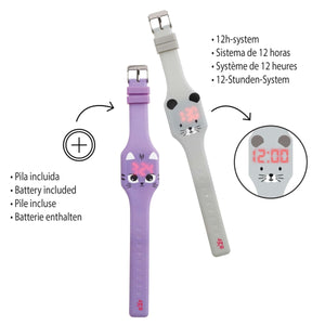 Digitale Kinderuhr – Maus