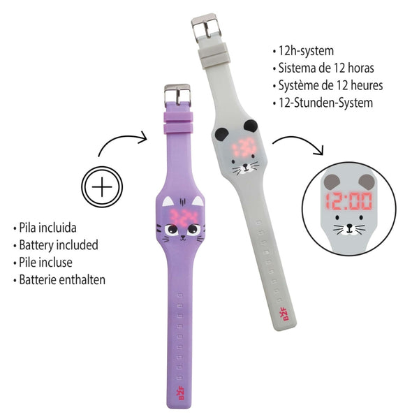 Digitale Kinderuhr – Maus