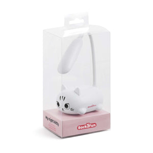 LED-Lampe – Weißes Kätzchen