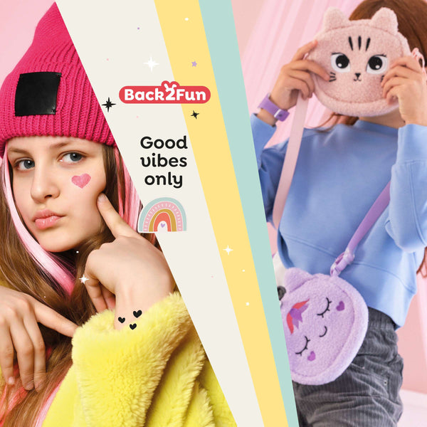 Flauschige Handtasche – Einhorn