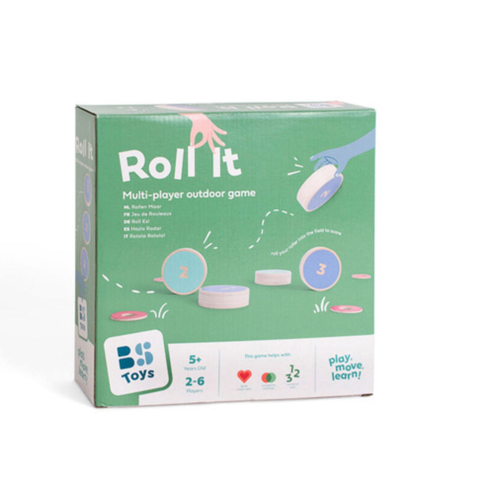 Holzgeschicklichkeitsspiel – Roll die Scheiben