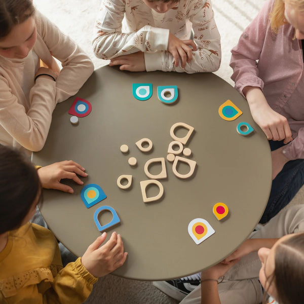 Holz-Memory-Spiel – Finde das passende Muster