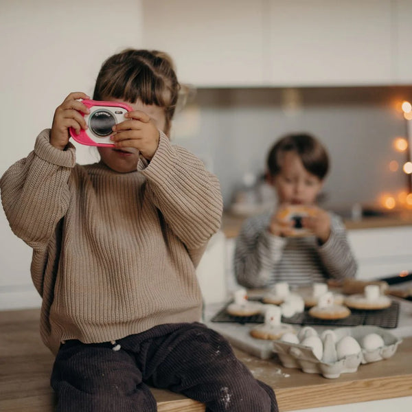 Wasserdichte Kinderkamera – Rosa