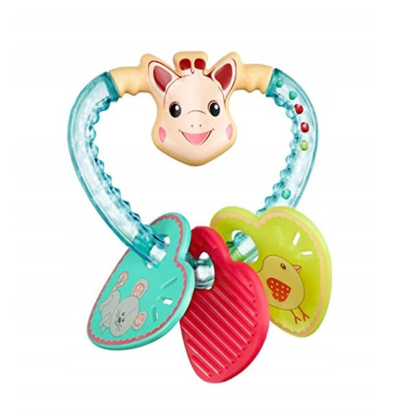 Geschenkset Sophie la girafe mit Herzrassel