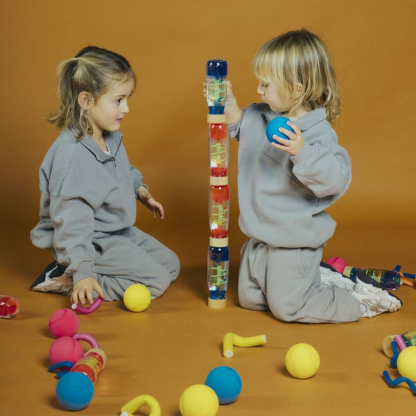 Zweiphasen-Sinnesflasche MOVE SPIRALA – Blau