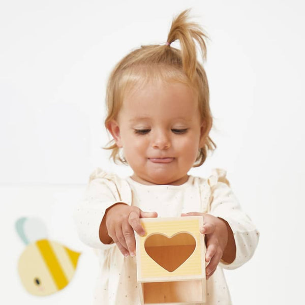 Holzpyramide, 6 Teile – Pure